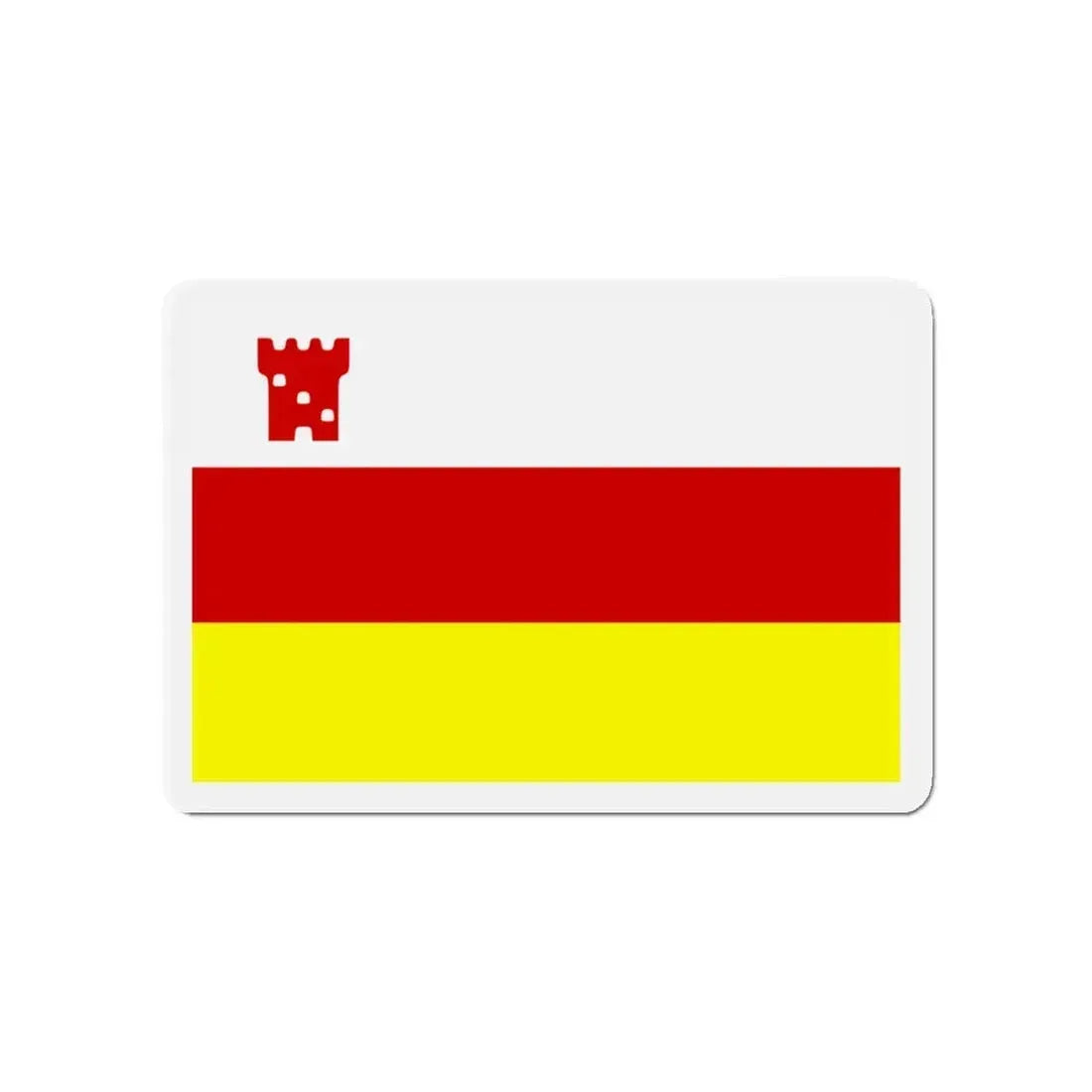 Flag of Santa Barbara California - Refrigerator Magnet 4 Inch - The Sticker Space