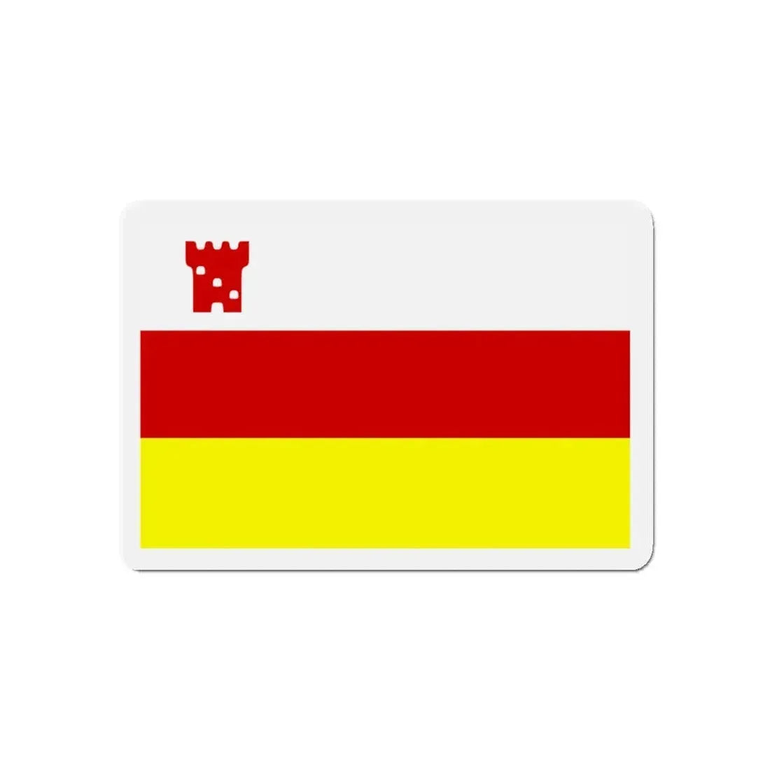 Flag of Santa Barbara California - Refrigerator Magnet 5 Inch - The Sticker Space