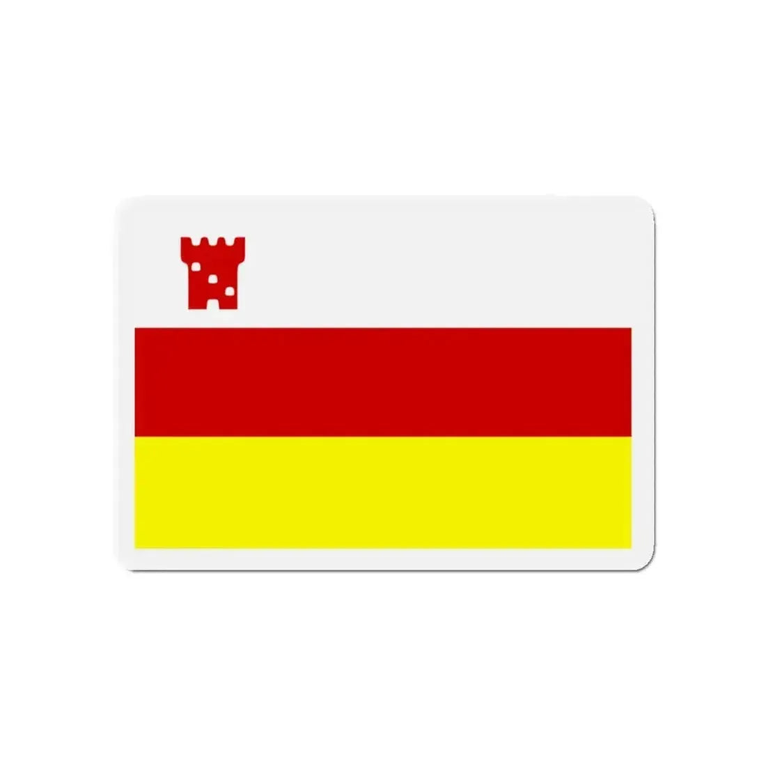 Flag of Santa Barbara California - Refrigerator Magnet - The Sticker Space