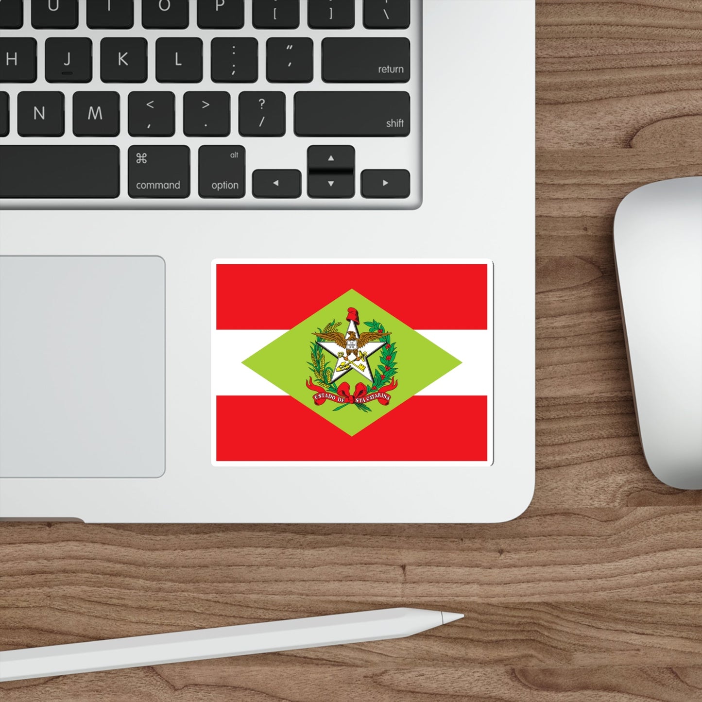 Flag of Santa Catarina Brazil STICKER Vinyl Die-Cut Decal-The Sticker Space