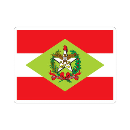 Flag of Santa Catarina Brazil STICKER Vinyl Die-Cut Decal-2 Inch-The Sticker Space