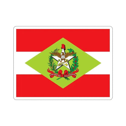 Flag of Santa Catarina Brazil STICKER Vinyl Die-Cut Decal 6 Inch - The Sticker Space