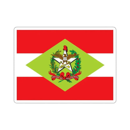 Flag of Santa Catarina Brazil STICKER Vinyl Die-Cut Decal - The Sticker Space