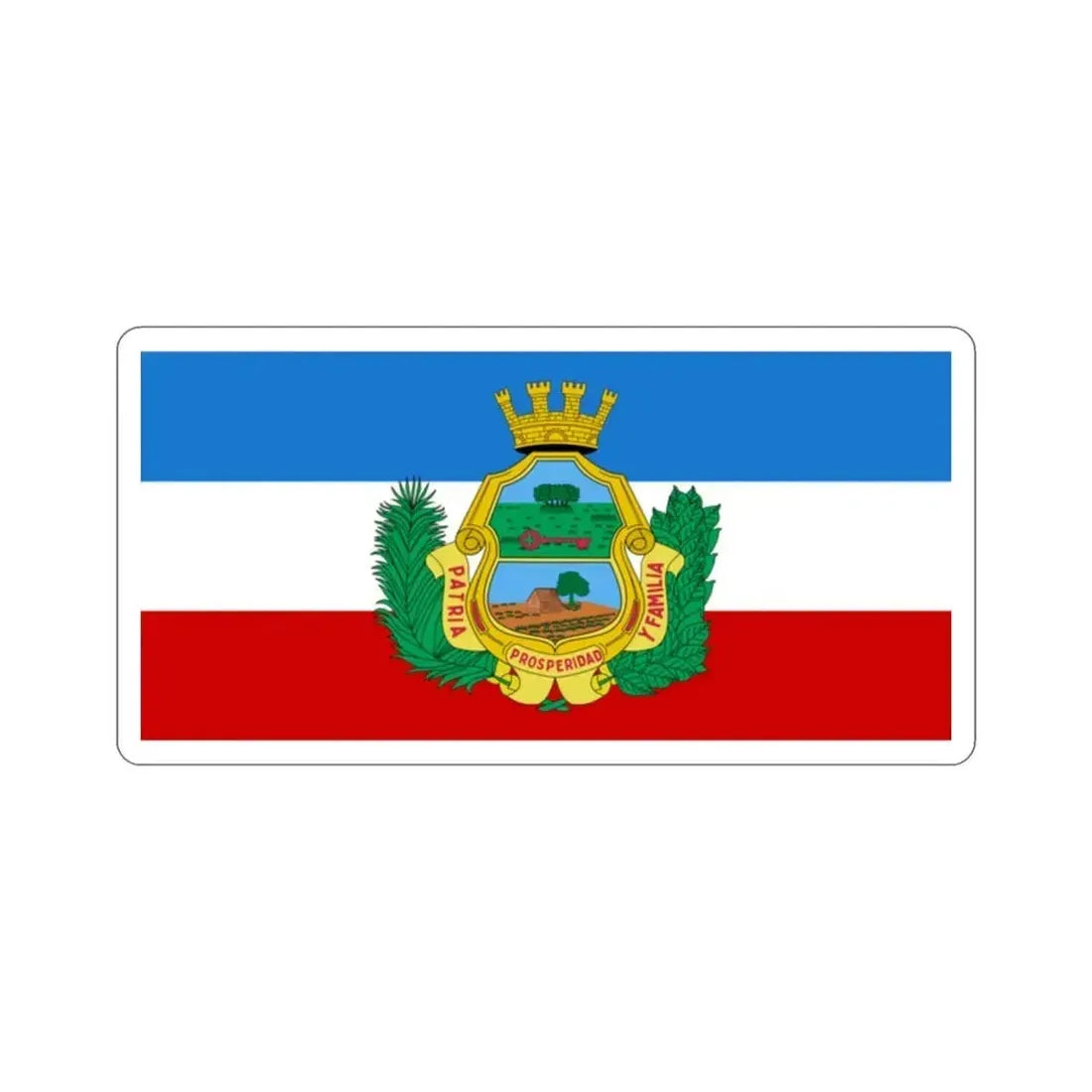 Flag of Santa Clara, Cuba STICKER Vinyl Die-Cut Decal 2 Inch - The Sticker Space