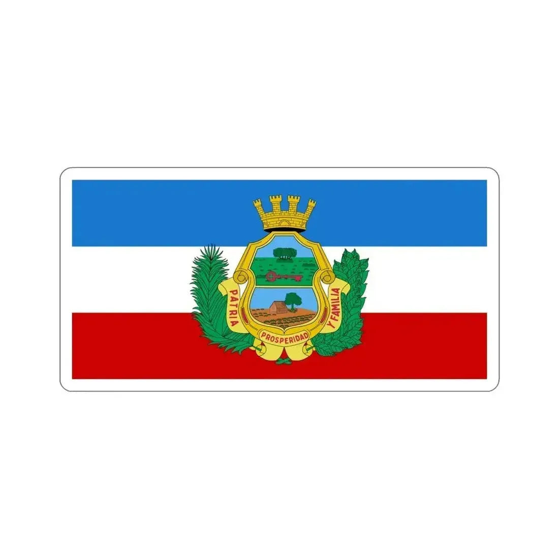 Flag of Santa Clara, Cuba STICKER Vinyl Die-Cut Decal 5 Inch - The Sticker Space