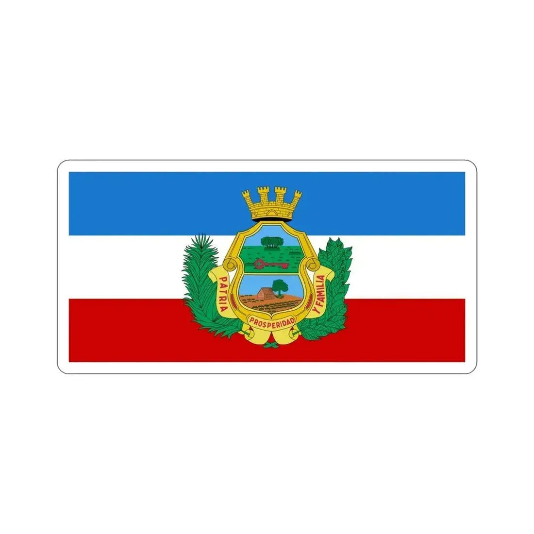 Flag of Santa Clara, Cuba STICKER Vinyl Die-Cut Decal 6 Inch - The Sticker Space