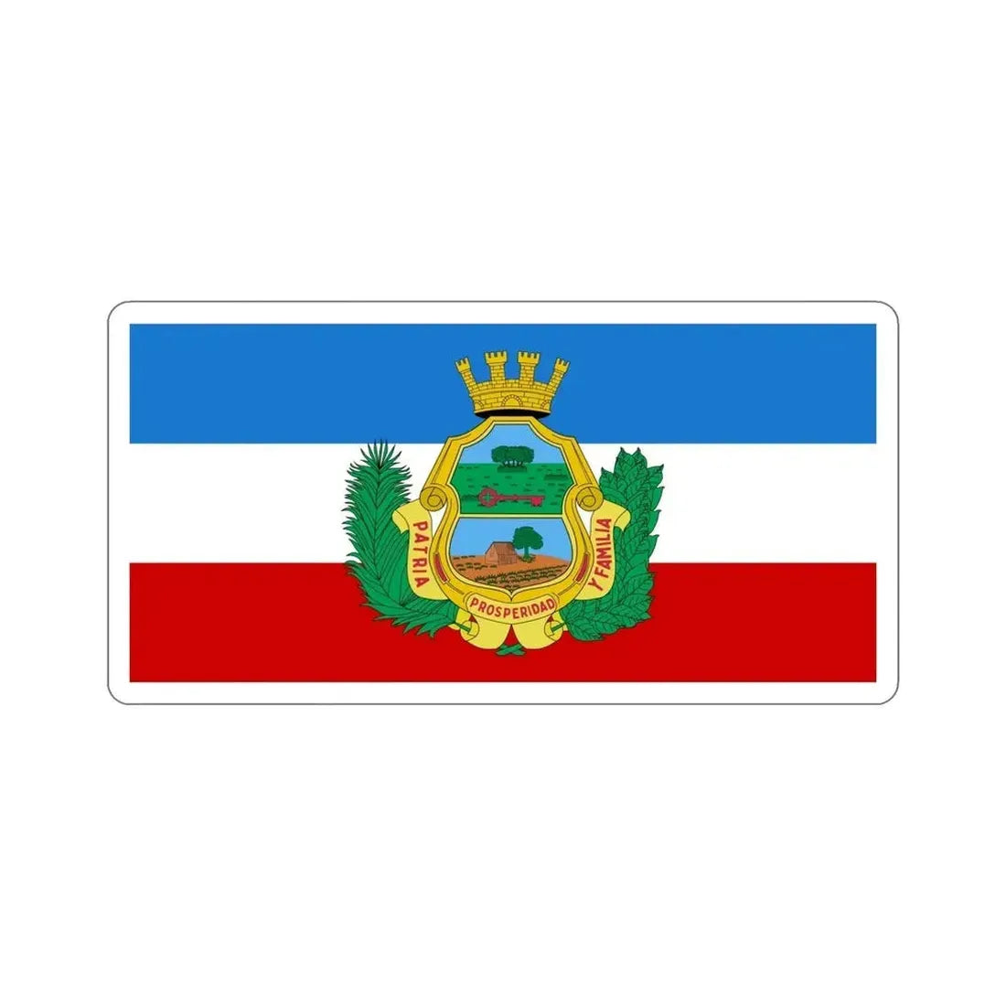 Flag of Santa Clara, Cuba STICKER Vinyl Die-Cut Decal - The Sticker Space