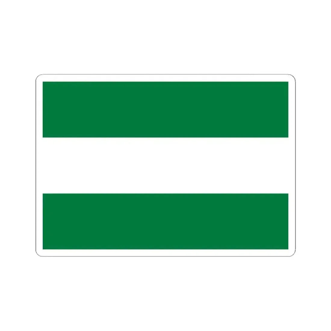 Flag of Santa Cruz (Bolivia) STICKER Vinyl Kiss-Cut Decal 3 Inch White - The Sticker Space