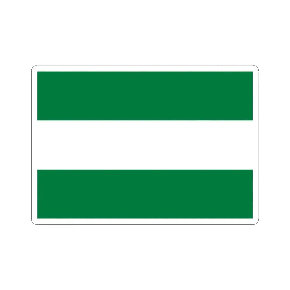 Flag of Santa Cruz (Bolivia) STICKER Vinyl Kiss-Cut Decal 4 Inch White - The Sticker Space