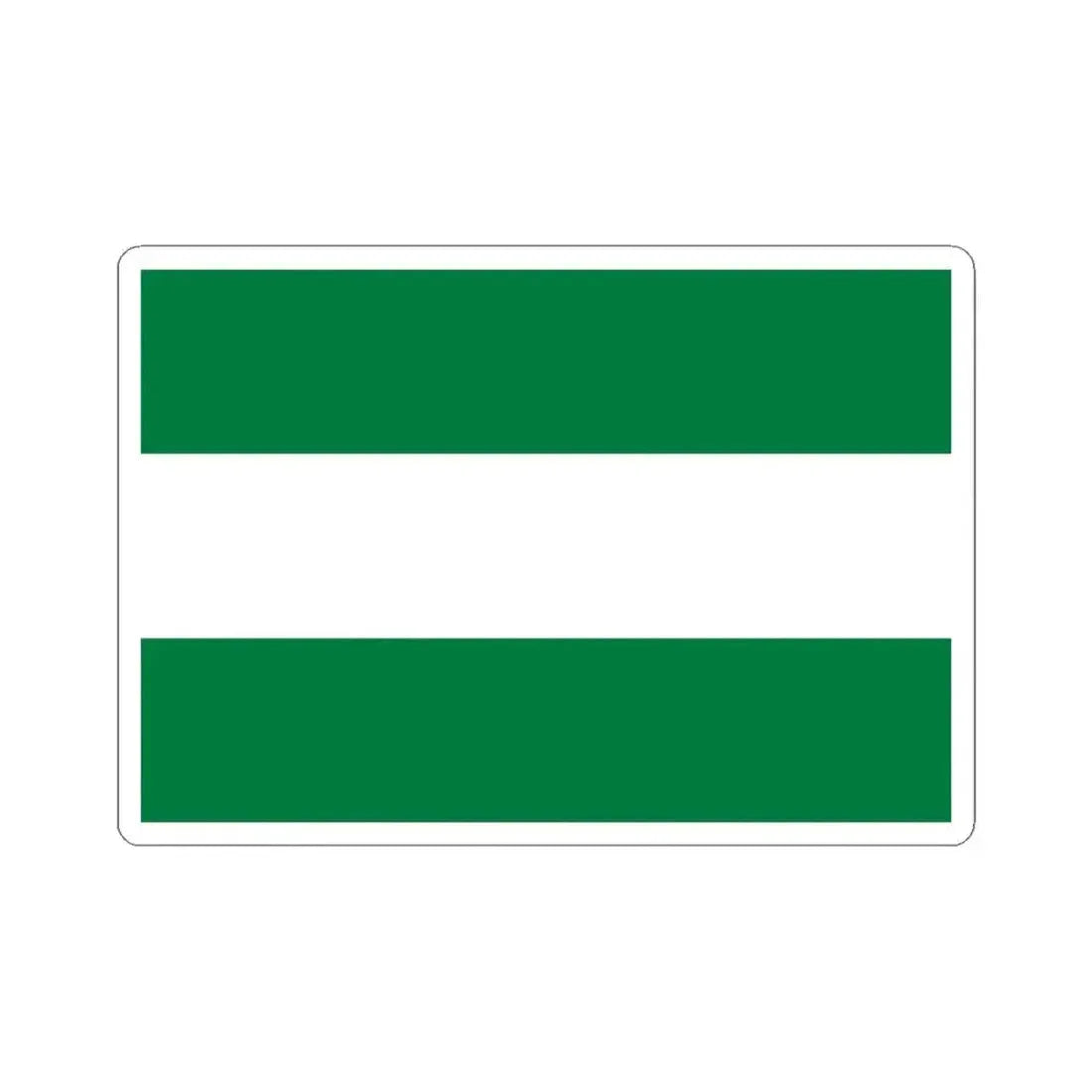 Flag of Santa Cruz (Bolivia) STICKER Vinyl Kiss-Cut Decal 6 Inch White - The Sticker Space