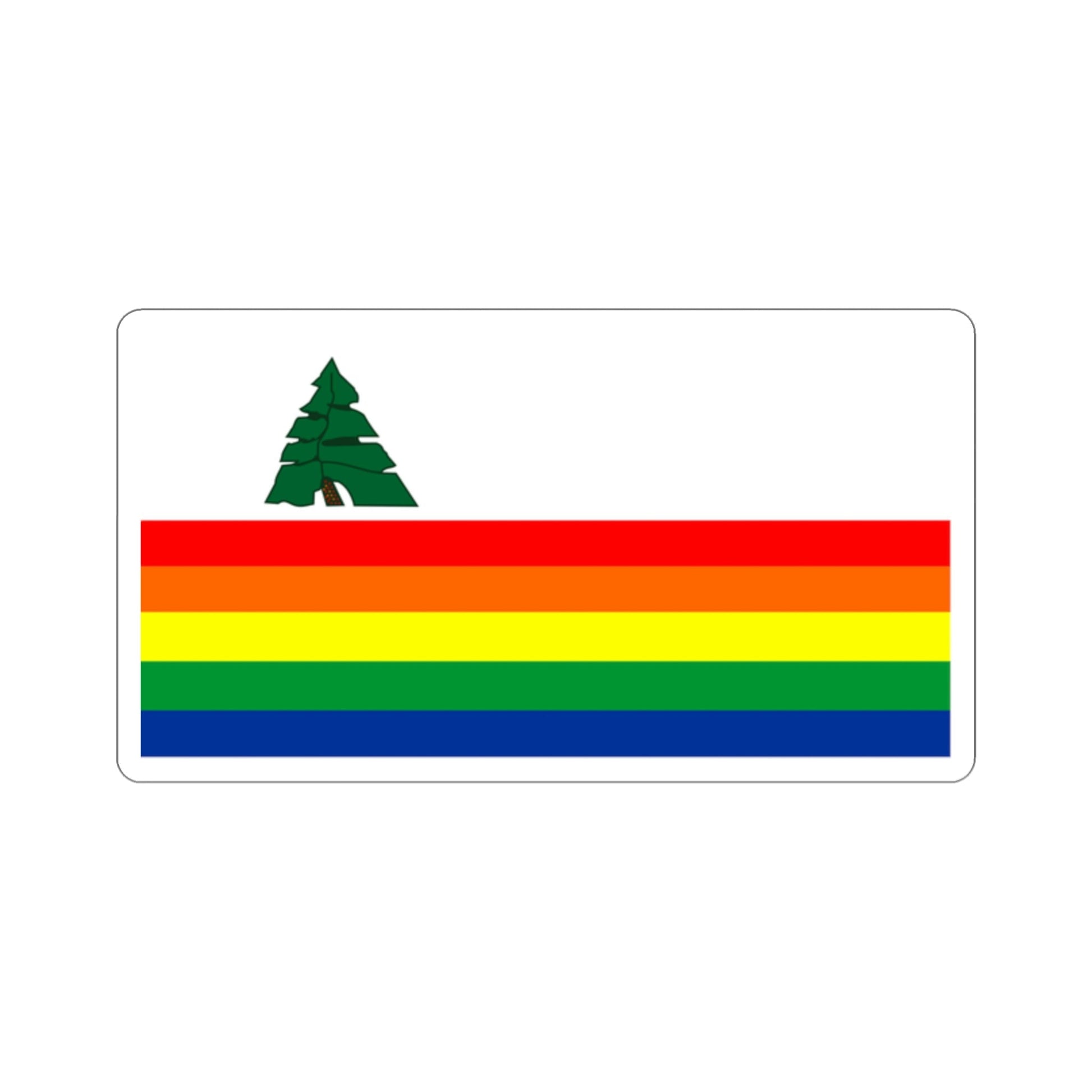 Flag of Santa Cruz County California STICKER Vinyl Die-Cut Decal-2 Inch-The Sticker Space