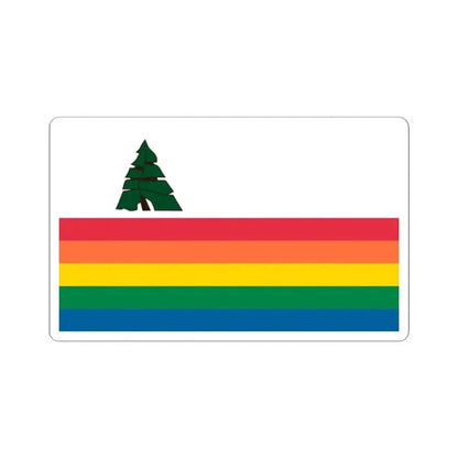 Flag of Santa Cruz County California (United States) STICKER Vinyl Kiss-Cut Decal 2 Inch White - The Sticker Space