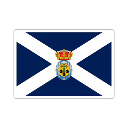 Flag of Santa Cruz de Tenerife Spain STICKER Vinyl Die-Cut Decal-3 Inch-The Sticker Space