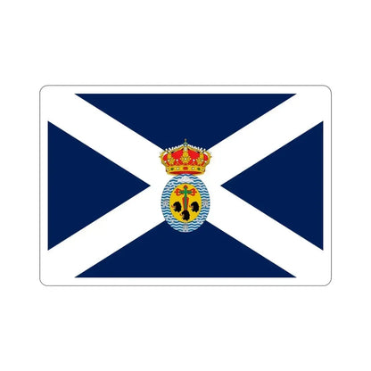 Flag of Santa Cruz de Tenerife Spain STICKER Vinyl Die-Cut Decal 3 Inch - The Sticker Space