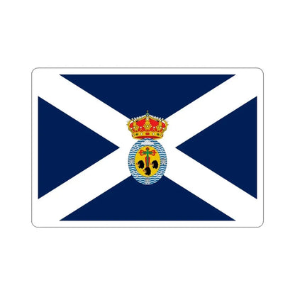 Flag of Santa Cruz de Tenerife Spain STICKER Vinyl Die-Cut Decal 3 Inch - The Sticker Space
