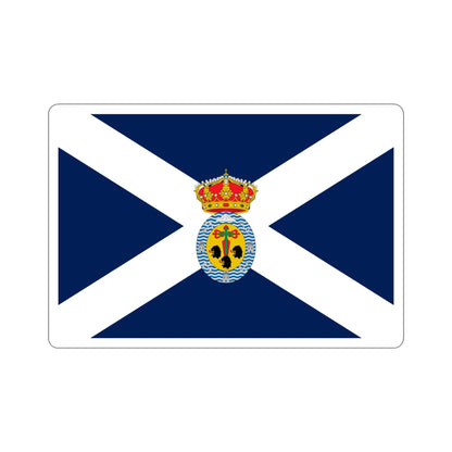 Flag of Santa Cruz de Tenerife Spain STICKER Vinyl Die-Cut Decal-5 Inch-The Sticker Space