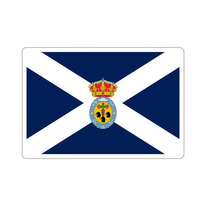 Flag of Santa Cruz de Tenerife Spain STICKER Vinyl Die-Cut Decal - The Sticker Space