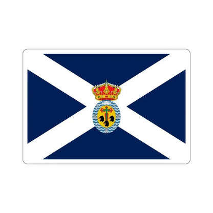 Flag of Santa Cruz de Tenerife Spain STICKER Vinyl Die-Cut Decal - The Sticker Space