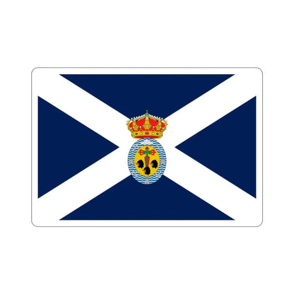 Flag of Santa Cruz de Tenerife Spain STICKER Vinyl Die-Cut Decal - The Sticker Space