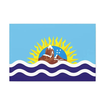 Flag of Santa Cruz Province Argentina - Canvas Wall Art - The Sticker Space