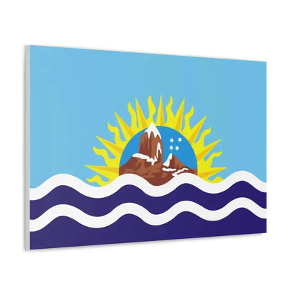 Flag of Santa Cruz Province Argentina - Canvas Wall Art - The Sticker Space