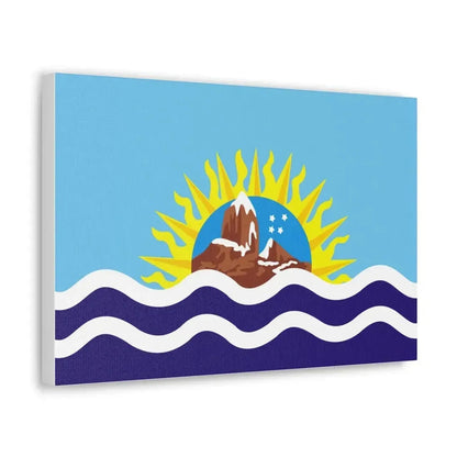Flag of Santa Cruz Province Argentina - Canvas Wall Art - The Sticker Space