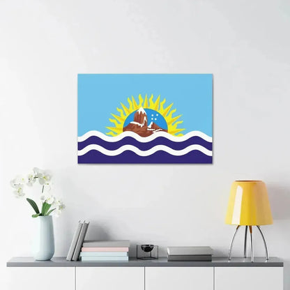 Flag of Santa Cruz Province Argentina - Canvas Wall Art - The Sticker Space