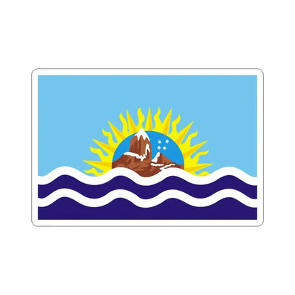 Flag of Santa Cruz Province Argentina STICKER Vinyl Die-Cut Decal 2 Inch - The Sticker Space