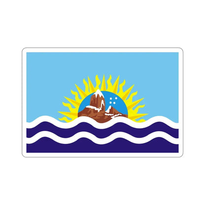 Flag of Santa Cruz Province Argentina STICKER Vinyl Die-Cut Decal 4 Inch - The Sticker Space