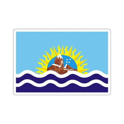 Flag of Santa Cruz Province Argentina STICKER Vinyl Die-Cut Decal 6 Inch - The Sticker Space