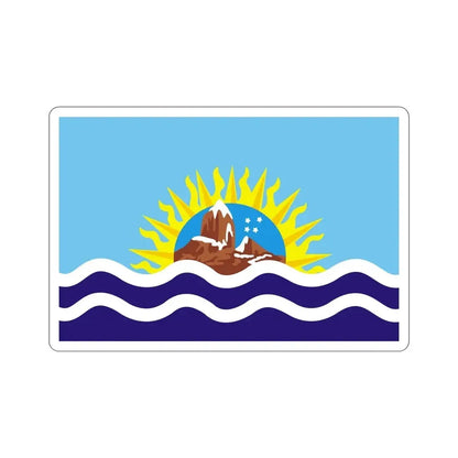 Flag of Santa Cruz Province Argentina STICKER Vinyl Die-Cut Decal - The Sticker Space