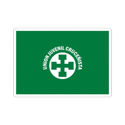 Flag of Santa Cruz Youth Union (Bolivia) STICKER Vinyl Kiss-Cut Decal 2 Inch White - The Sticker Space