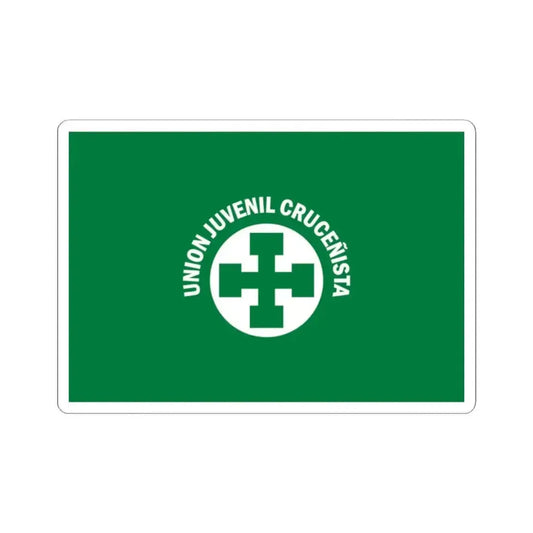 Flag of Santa Cruz Youth Union (Bolivia) STICKER Vinyl Kiss-Cut Decal 2 Inch White - The Sticker Space