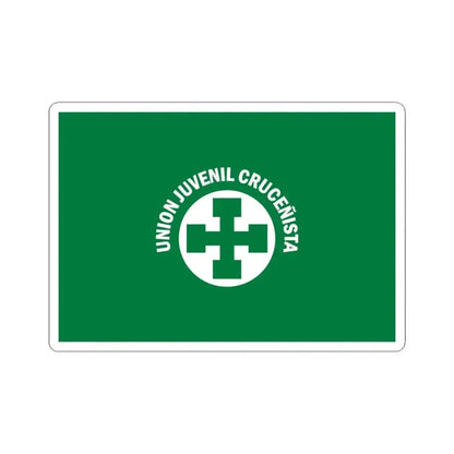 Flag of Santa Cruz Youth Union (Bolivia) STICKER Vinyl Kiss-Cut Decal 6 Inch White - The Sticker Space