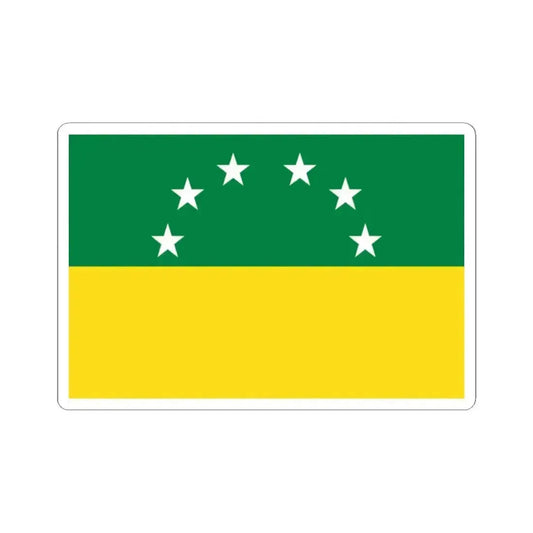 Flag of Santa Elena Ecuador (Ecuador) STICKER Vinyl Kiss-Cut Decal 2 Inch White - The Sticker Space