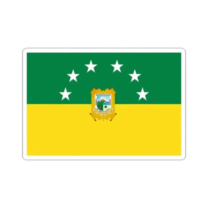 Flag of Santa Elena - Ecuador (Ecuador) STICKER Vinyl Kiss-Cut Decal 3 Inch White - The Sticker Space