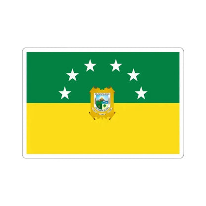 Flag of Santa Elena - Ecuador (Ecuador) STICKER Vinyl Kiss-Cut Decal 6 Inch White - The Sticker Space