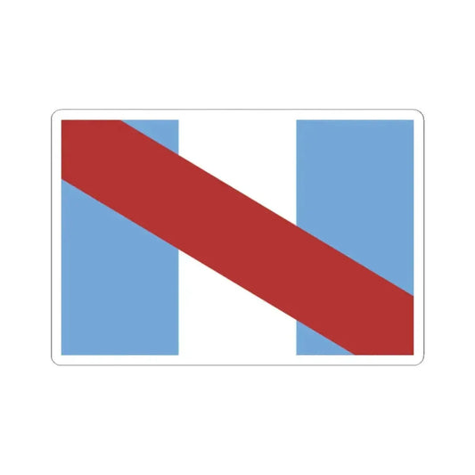 Flag of Santa Fe 1815-1821 (Argentina) STICKER Vinyl Kiss-Cut Decal 2 Inch White - The Sticker Space