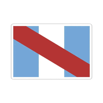 Flag of Santa Fe 1815-1821 (Argentina) STICKER Vinyl Kiss-Cut Decal 3 Inch White - The Sticker Space