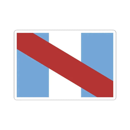 Flag of Santa Fe 1815-1821 (Argentina) STICKER Vinyl Kiss-Cut Decal 4 Inch White - The Sticker Space