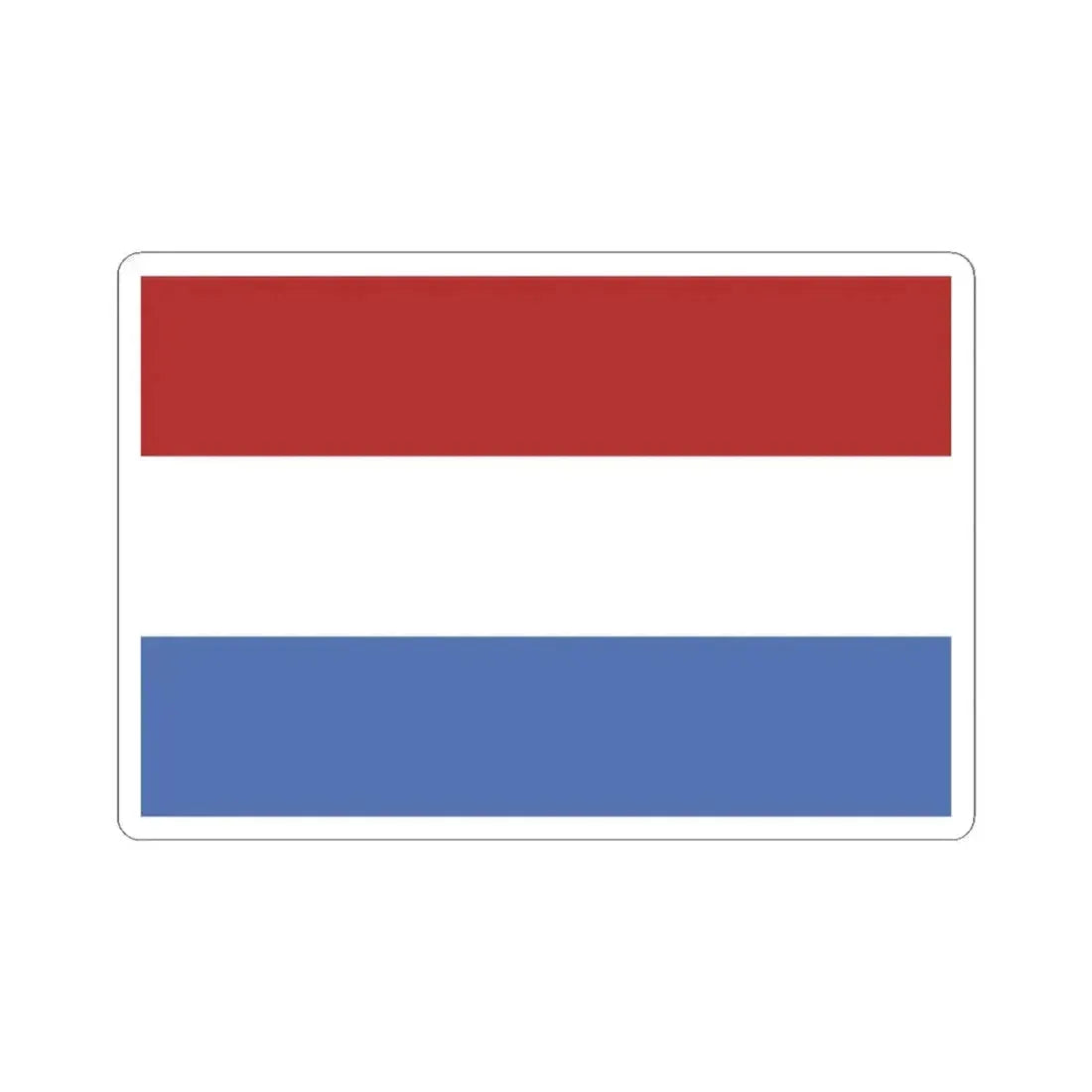 Flag of Santa Fe 1819 (Argentina) STICKER Vinyl Kiss-Cut Decal 4 Inch White - The Sticker Space