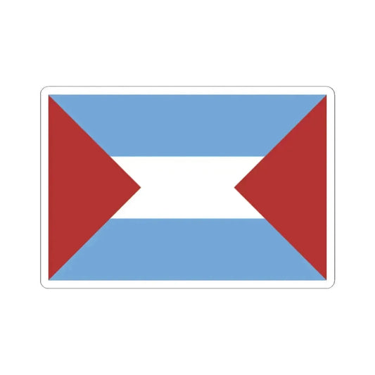 Flag of Santa Fe 1825 (Argentina) STICKER Vinyl Kiss-Cut Decal 2 Inch White - The Sticker Space
