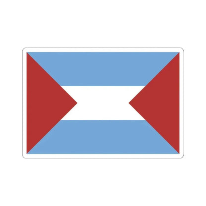 Flag of Santa Fe 1825 (Argentina) STICKER Vinyl Kiss-Cut Decal 6 Inch White - The Sticker Space