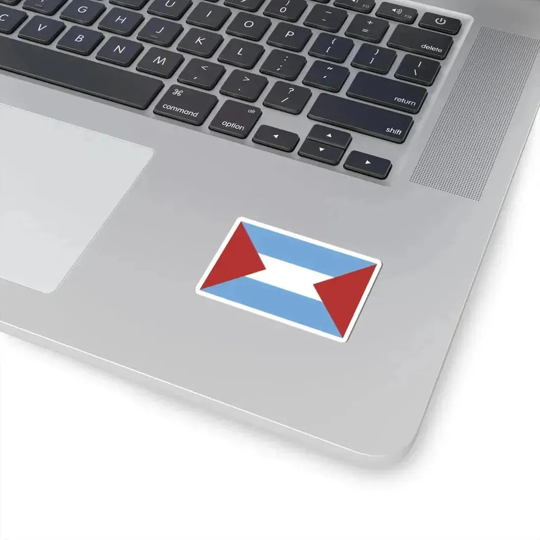 Flag of Santa Fe 1825 (Argentina) STICKER Vinyl Kiss-Cut Decal - The Sticker Space