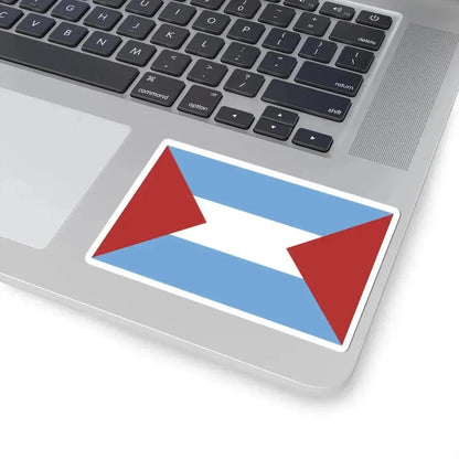 Flag of Santa Fe 1825 (Argentina) STICKER Vinyl Kiss-Cut Decal - The Sticker Space