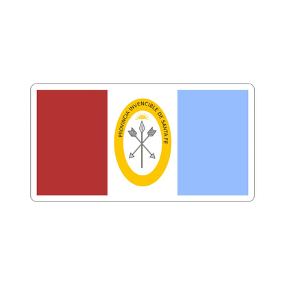 Flag of Santa Fe Province Argentina STICKER Vinyl Die-Cut Decal-3 Inch-The Sticker Space