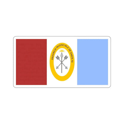 Flag of Santa Fe Province Argentina STICKER Vinyl Die-Cut Decal 6 Inch - The Sticker Space