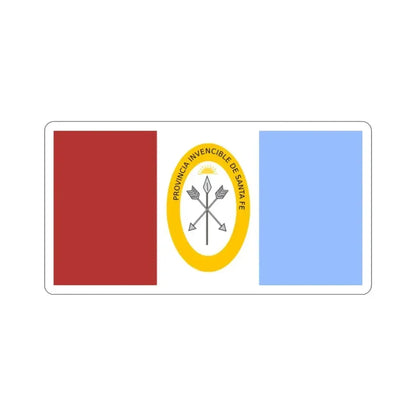 Flag of Santa Fe Province Argentina STICKER Vinyl Die-Cut Decal - The Sticker Space