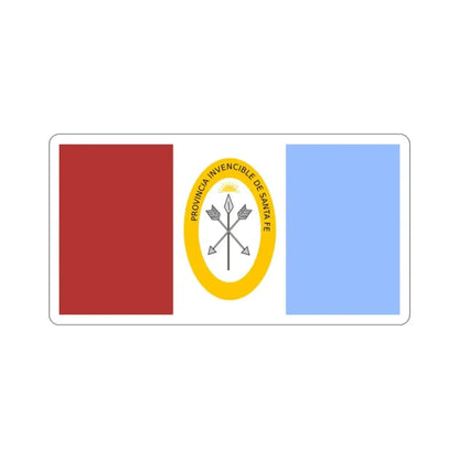 Flag of Santa Fe Province Argentina STICKER Vinyl Die-Cut Decal - The Sticker Space