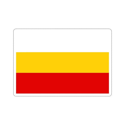 Flag of Santa Isabel Puerto Rico STICKER Vinyl Die-Cut Decal 5 Inch - The Sticker Space